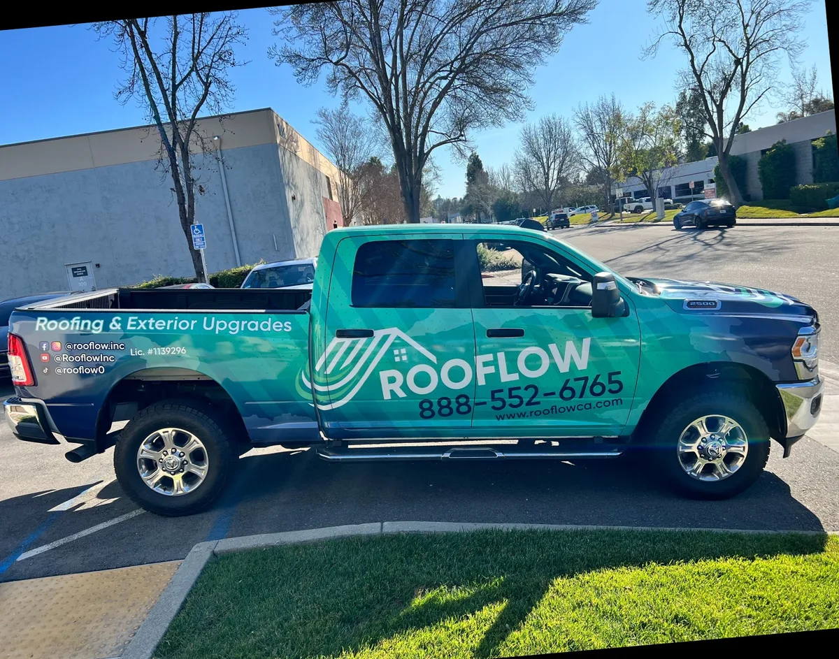 Full wrap on a RAM 2500 truck in Pleasanton, CA