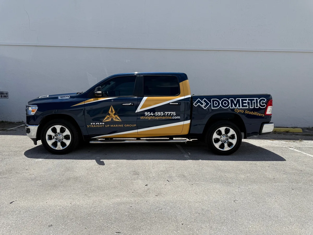 Full wrap on a RAM 1500 truck in Fort Lauderdale, FL