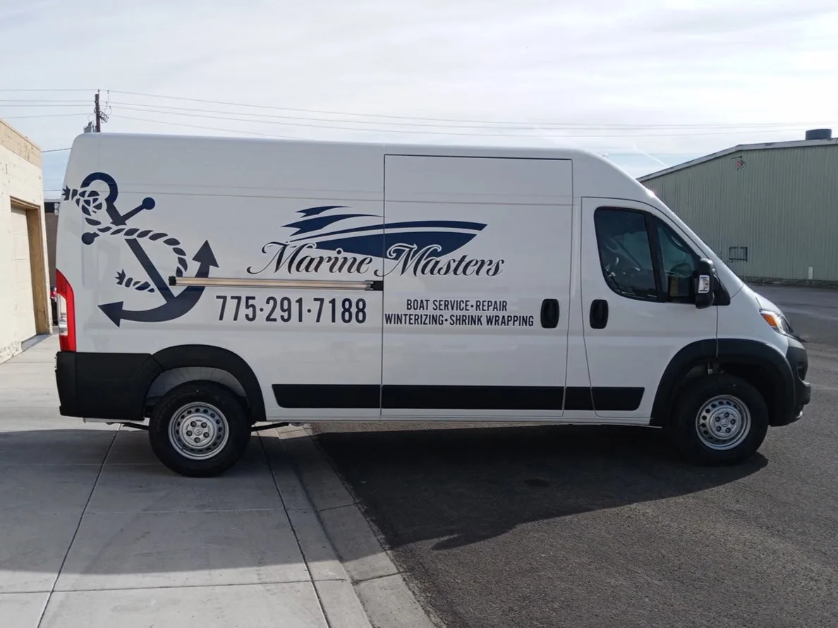 Spot graphics on a Ram ProMaster van in Carson City, NV