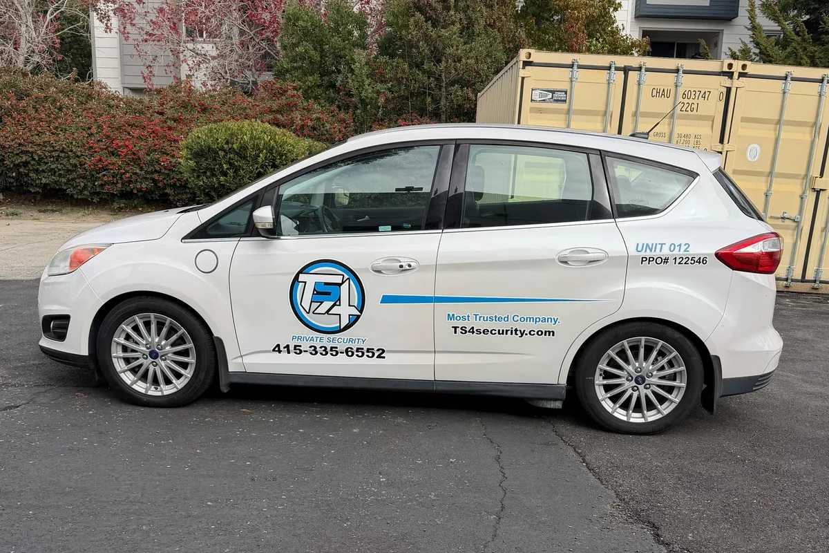 Spot graphics on a Ford C-Max in San Francisco, CA