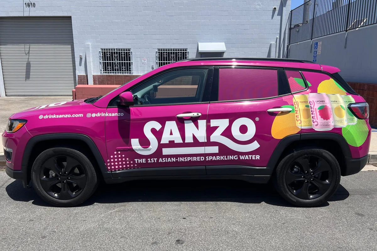 Full wrap on a Jeep Compass SUV in Los Angeles, CA