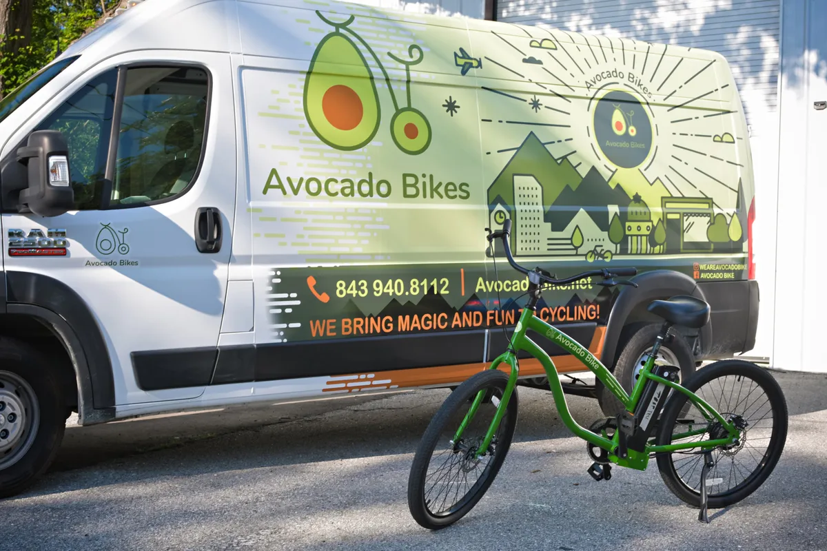 Partial wrap on a RAM 2500 van in Charleston, SC