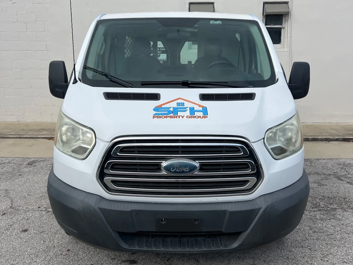 Partial wrap on a Ford Transit van in Fort Lauderdale, FL