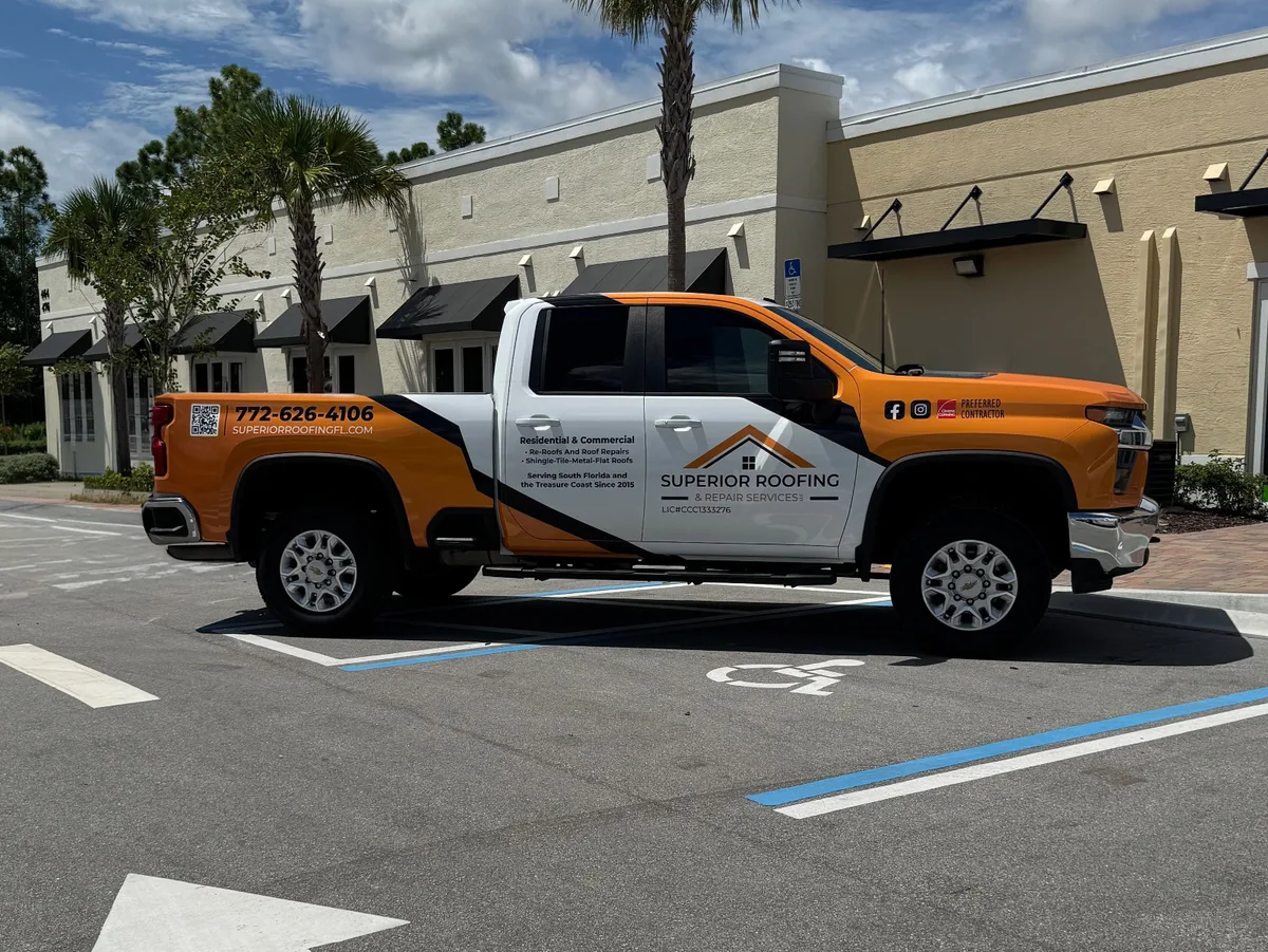 Full wrap on a Chevrolet Silverado truck in Port St. Lucie, FL