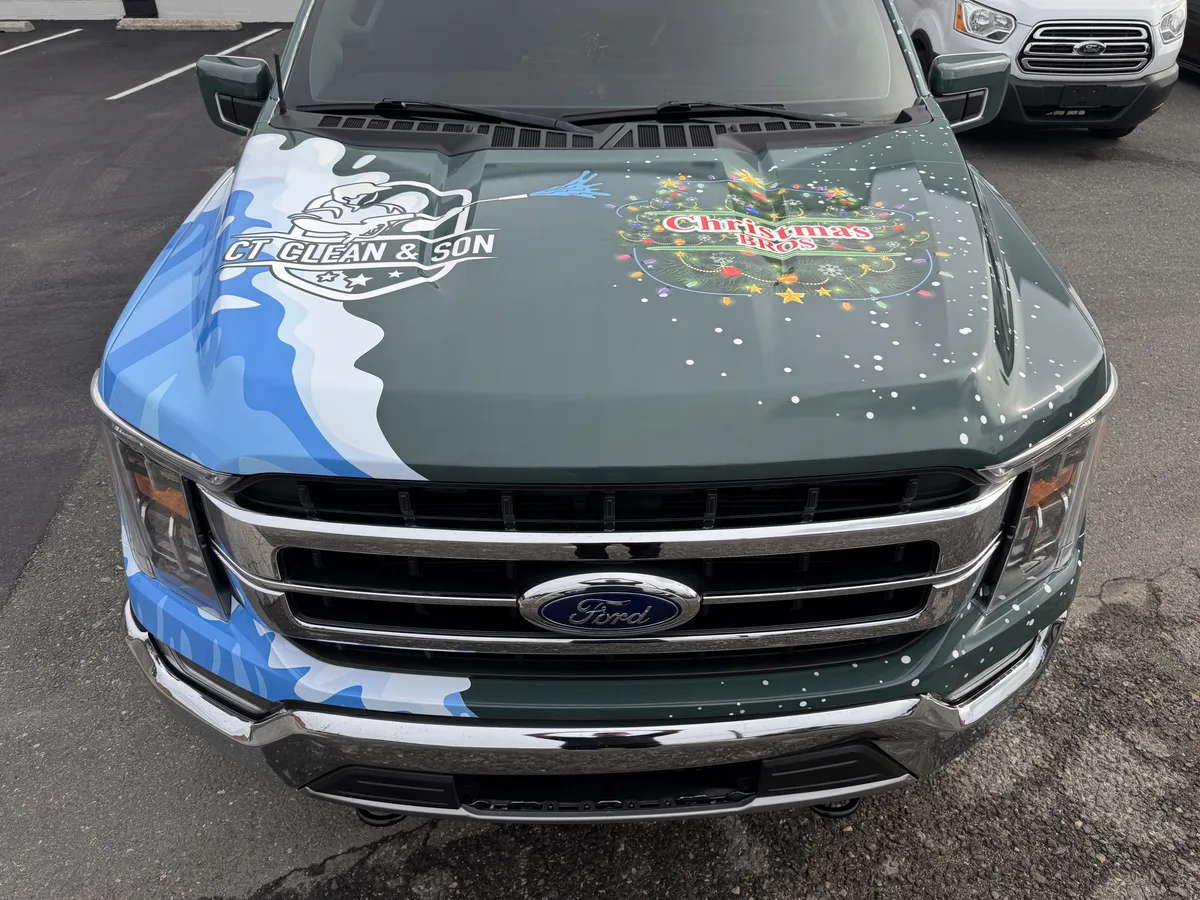 Full wrap on a Ford F-150 truck in Wilmington, DE
