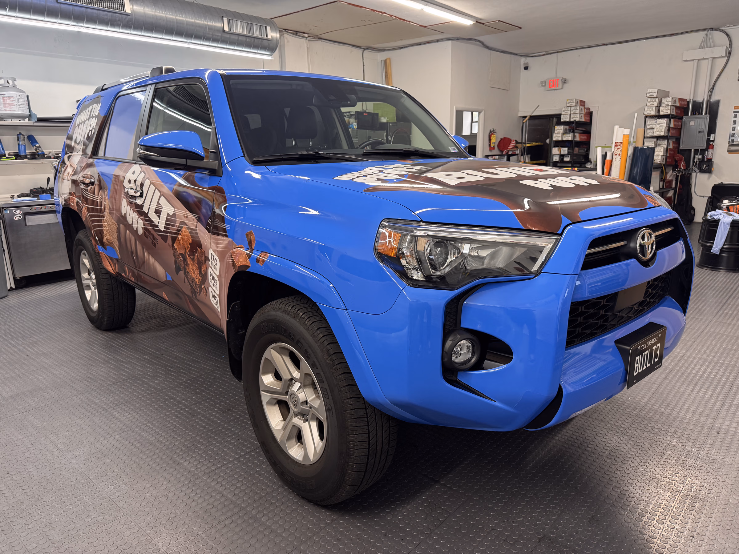 Built Puff vehicle wrap in Trenton, NJ