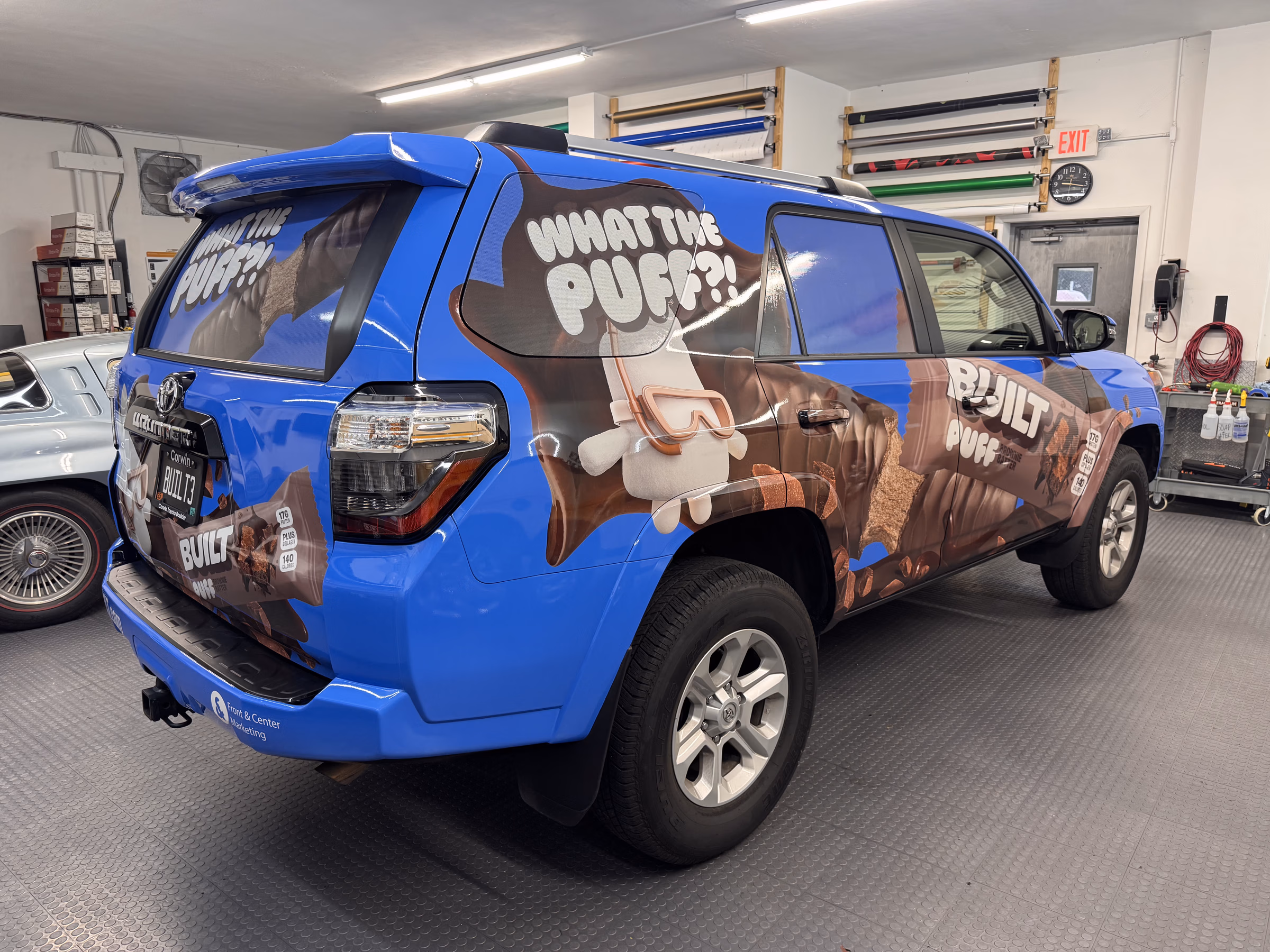 Built Puff vehicle wrap in Trenton, NJ