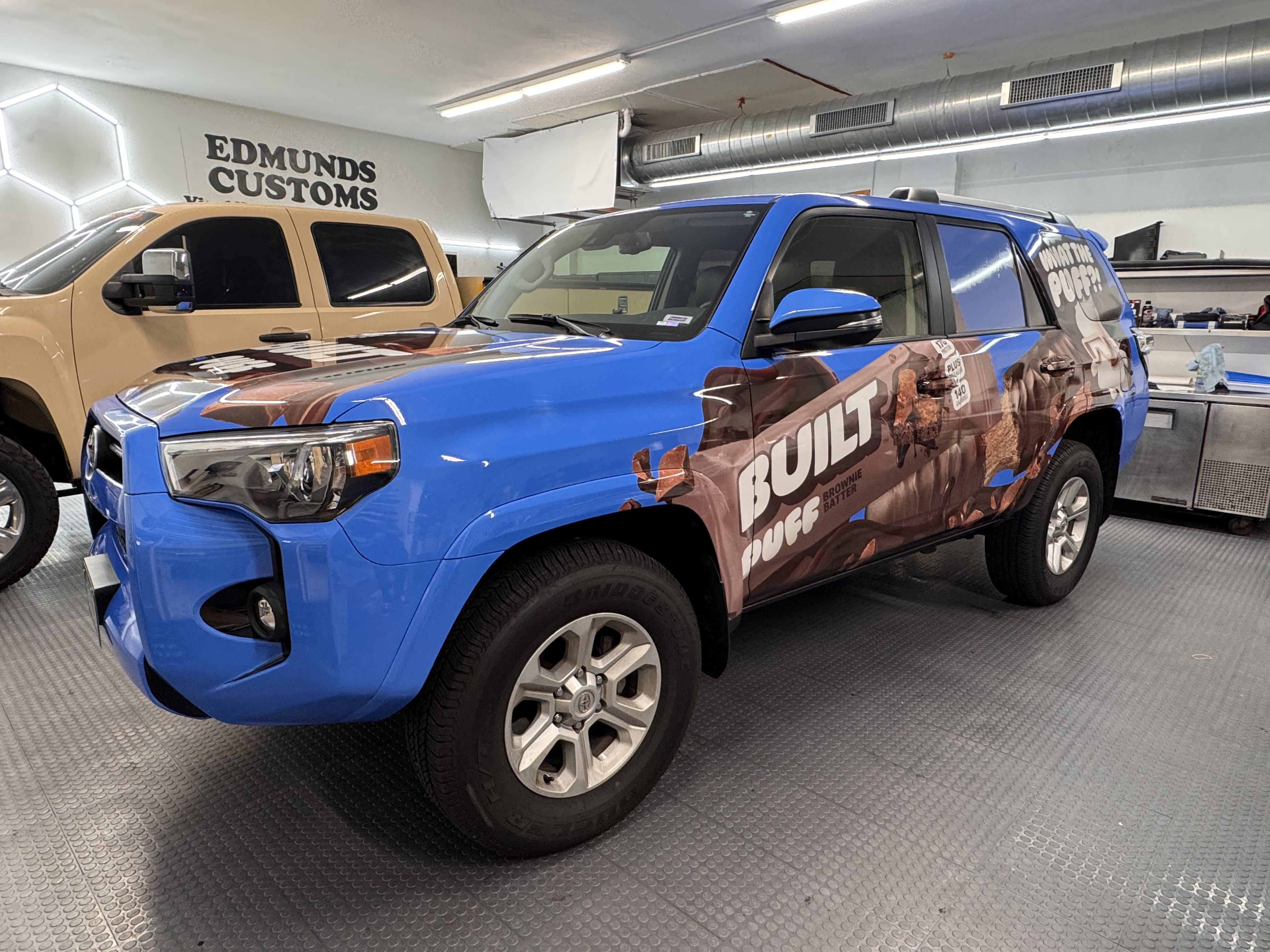 Built Puff vehicle wrap in Trenton, NJ