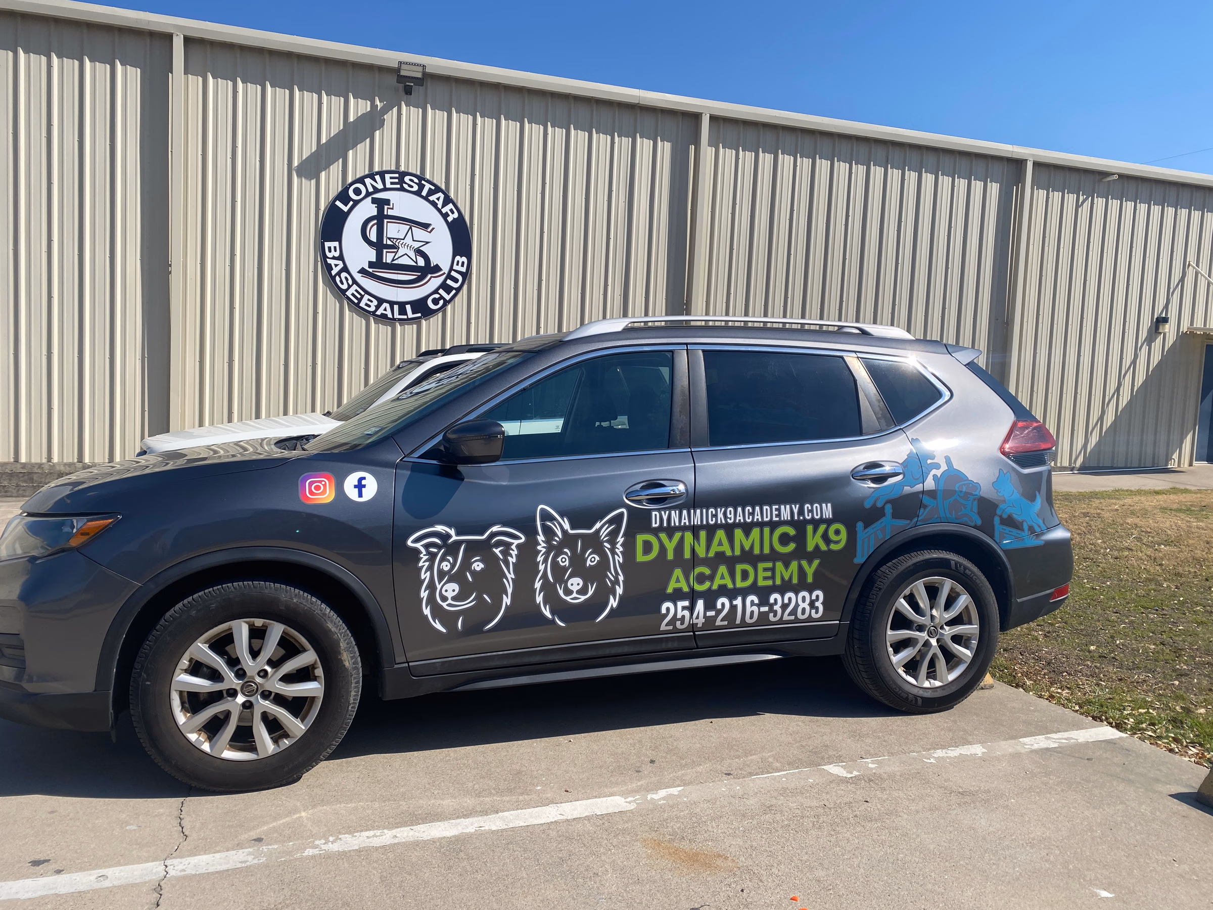 Dynamic K9 Academy vehicle wrap in Copperas Cove, TX