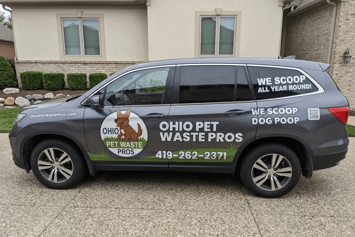 Spot graphics on a Honda Pilot SUV in Toledo, OH