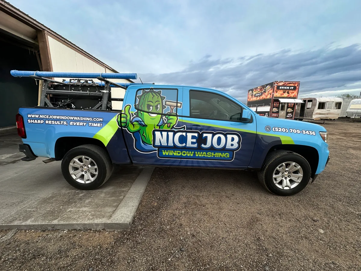 Full wrap on a Chevrolet Colorado truck in Casa Grande, AZ