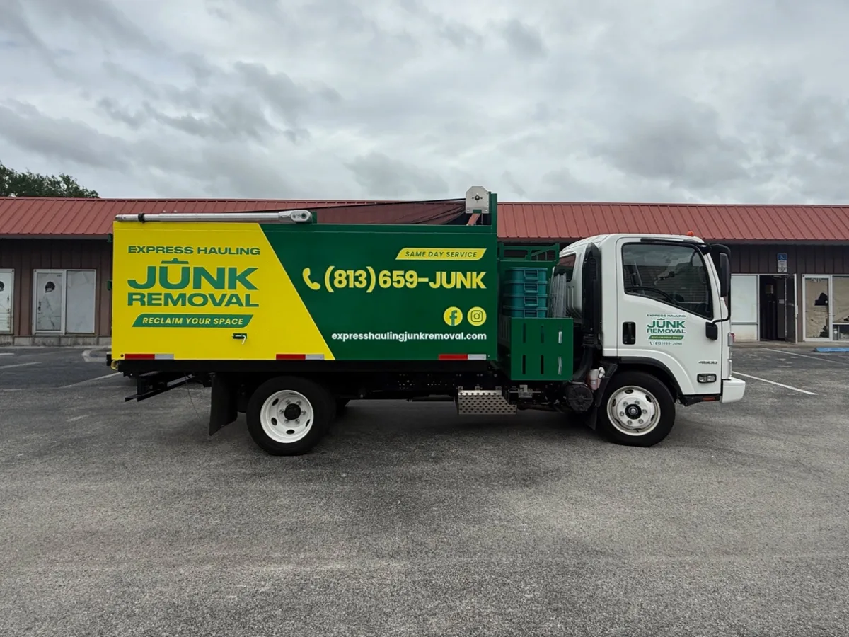 Full wrap on an Isuzu N-Series in Zephyrhills, FL