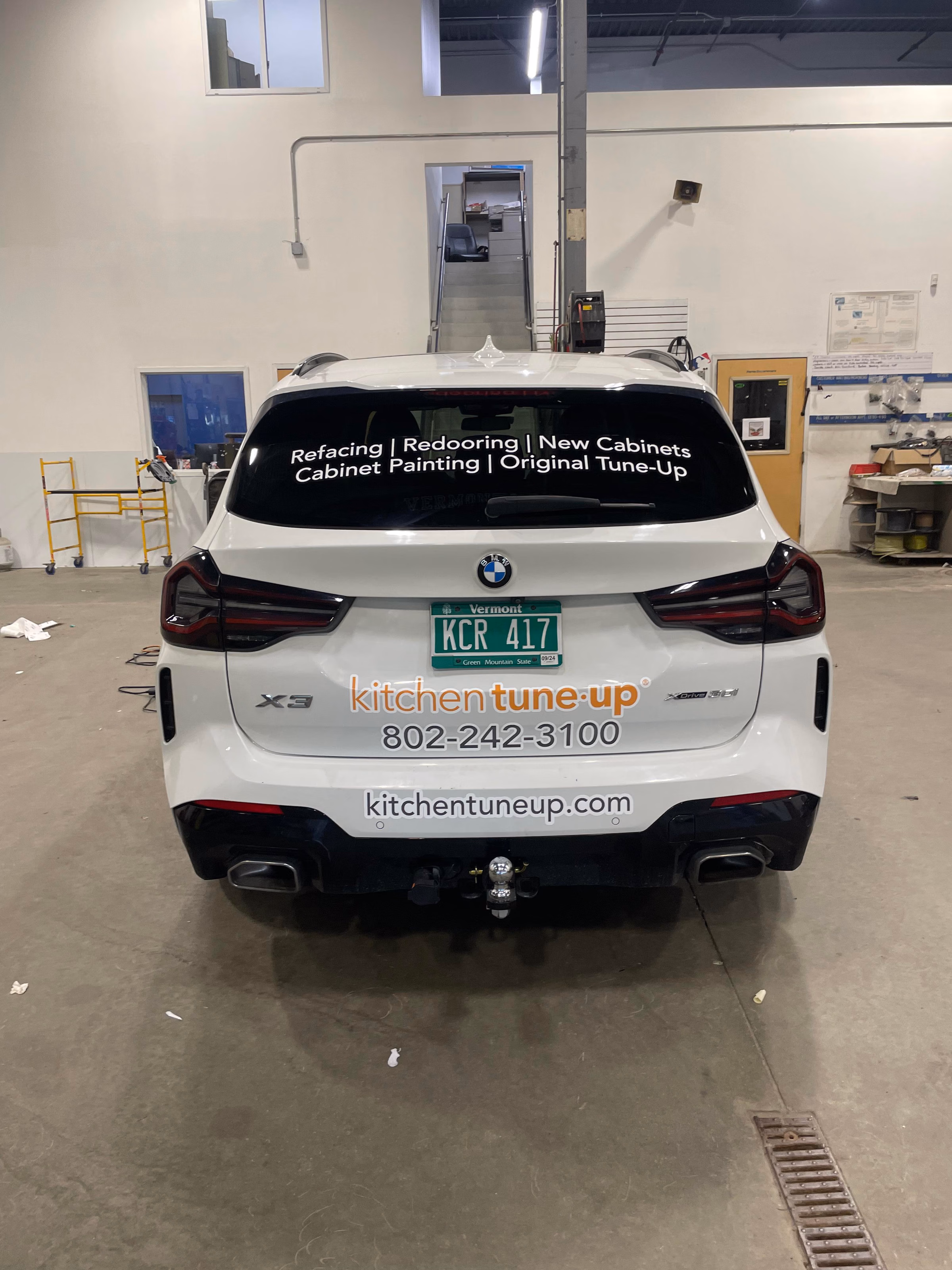 Kitchen Tune-Up vehicle wrap in South Burlington, VT