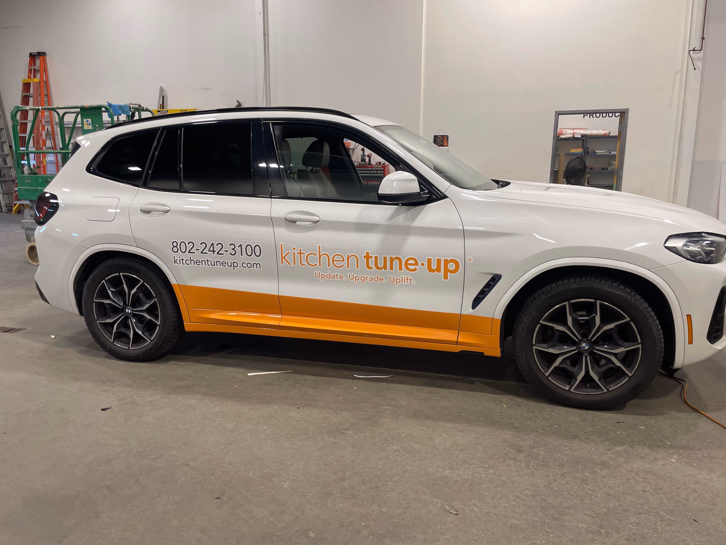 Kitchen Tune-Up vehicle wrap in South Burlington, VT