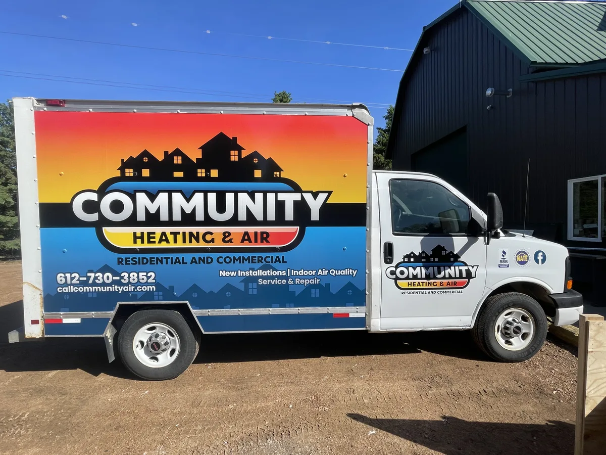 Full wrap on a GMC Savana in Watertown, MN