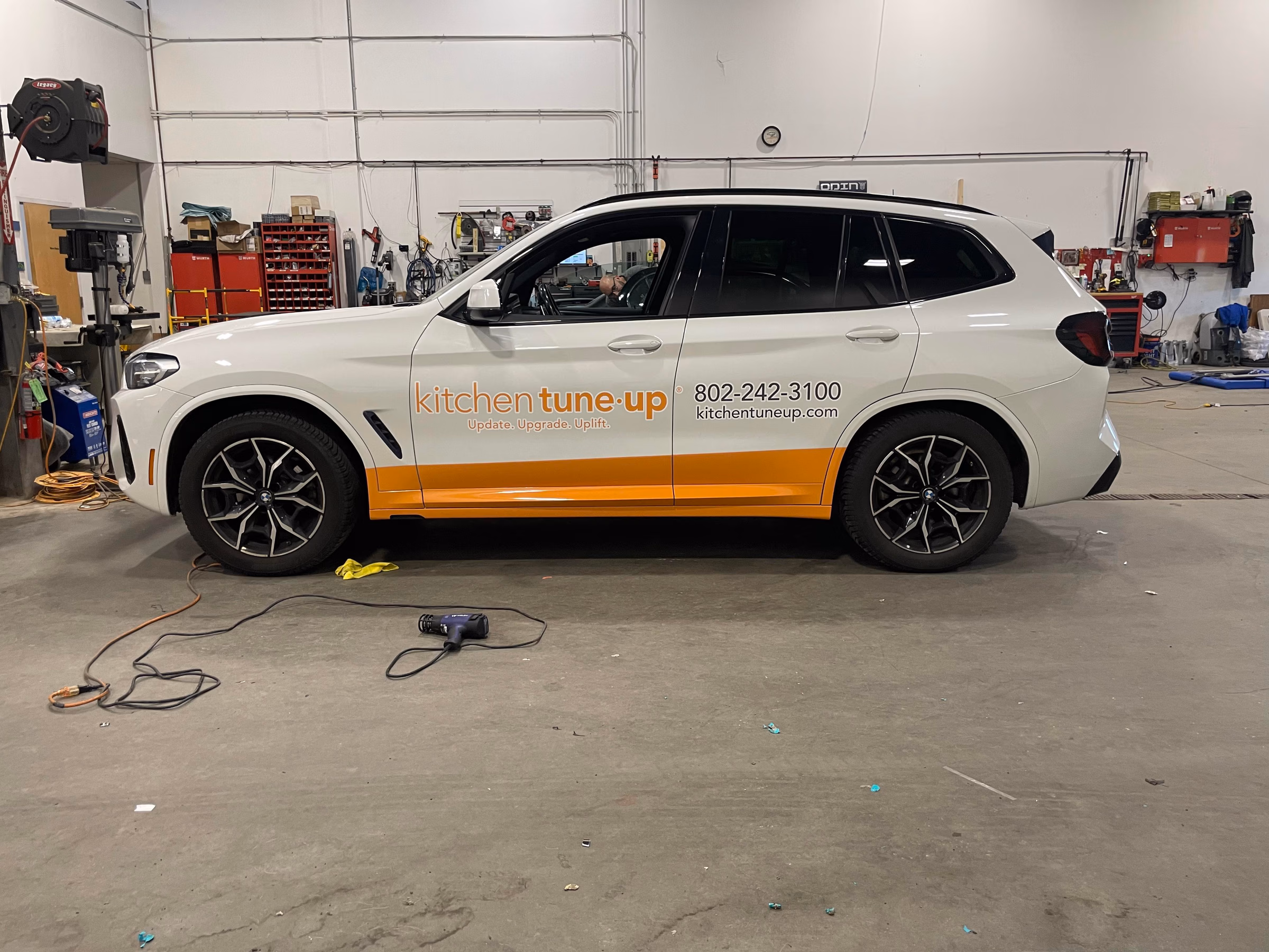 Kitchen Tune-Up vehicle wrap in South Burlington, VT