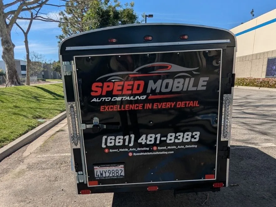 Full wrap on a trailer in Bakersfield, CA