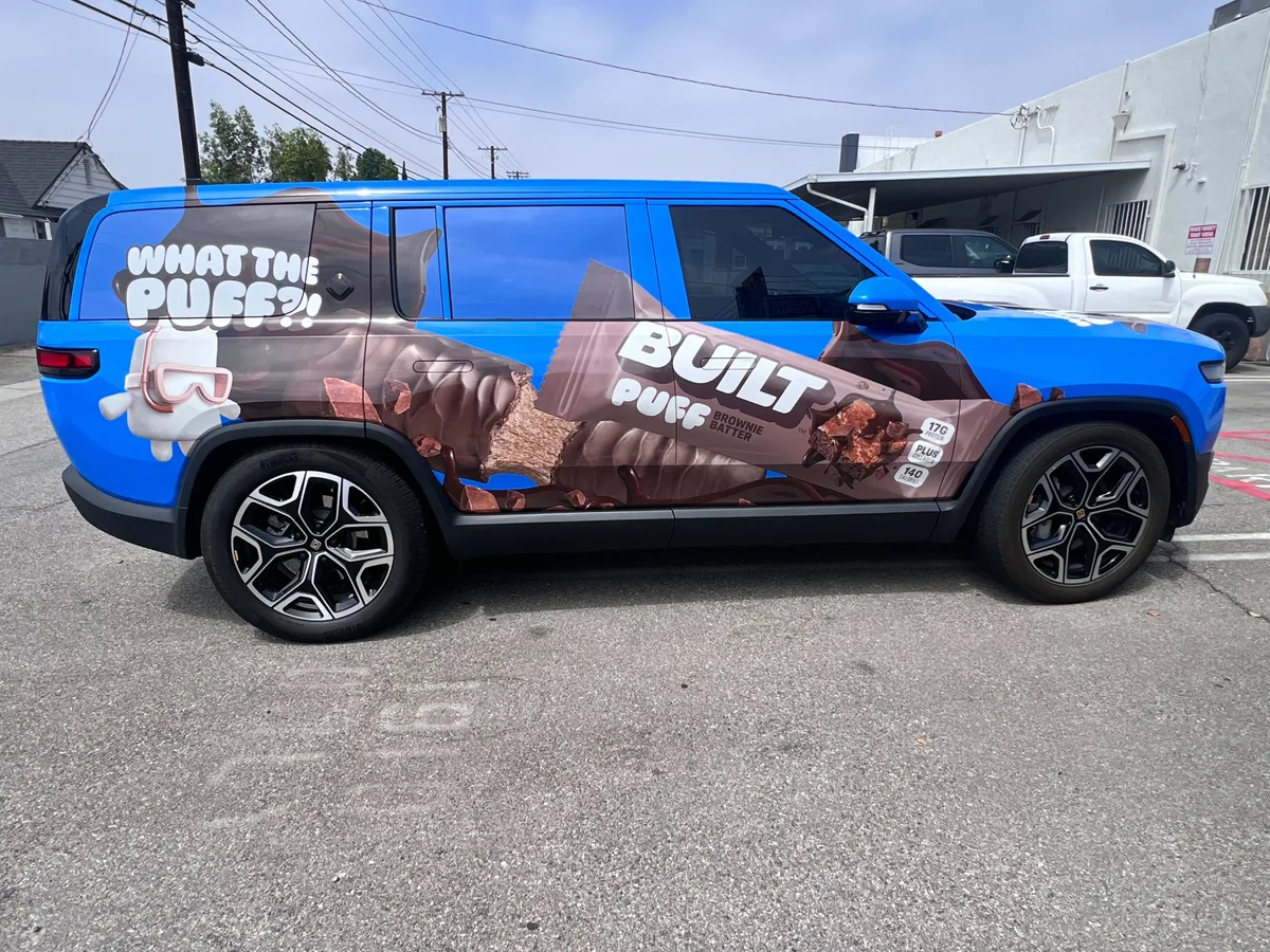 Full wrap on a Rivian R1S SUV in Boulder, CO