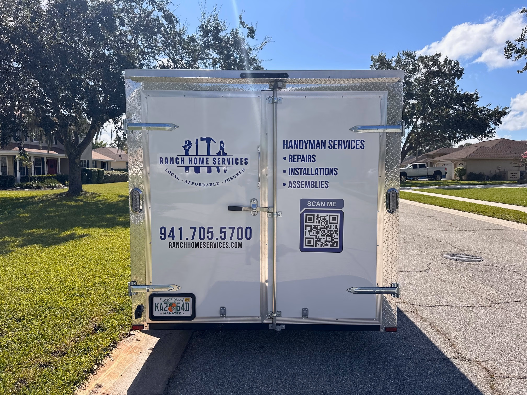 Ranch Home Services vehicle wrap in Bradenton, FL