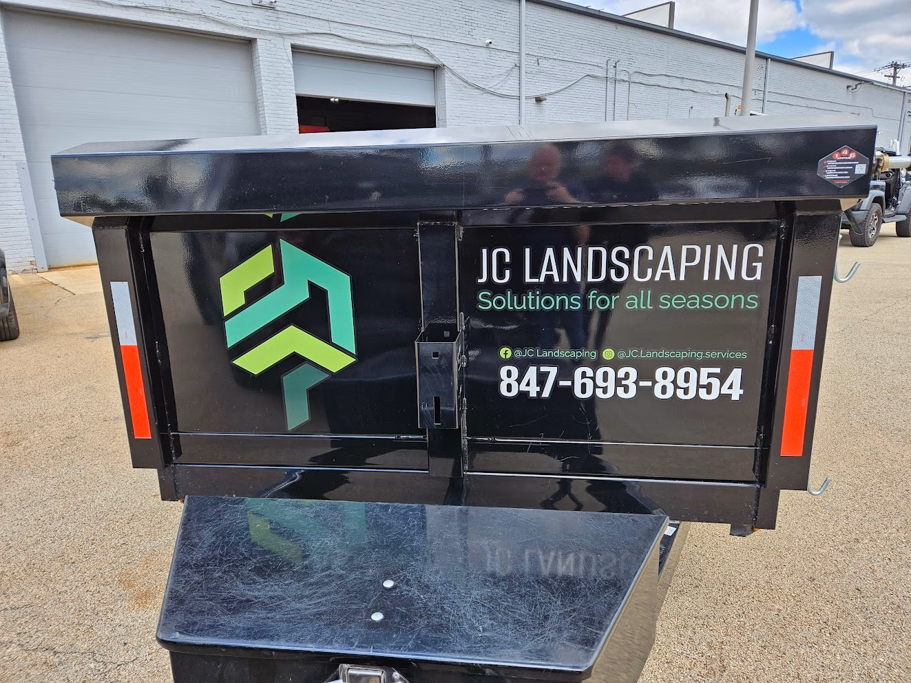 JC Landscaping vehicle wrap in Northbrook, IL