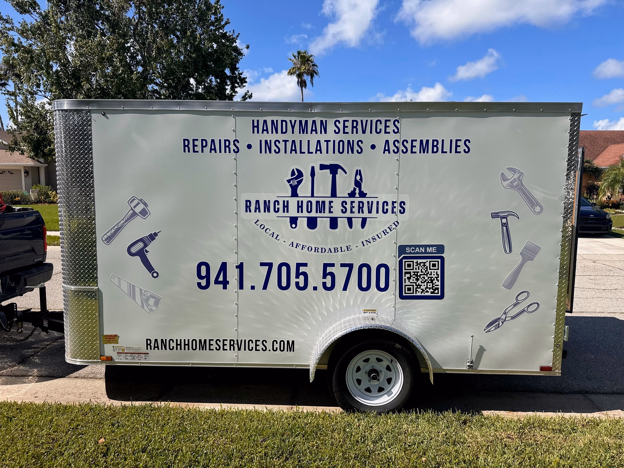 Ranch Home Services vehicle wrap in Bradenton, FL