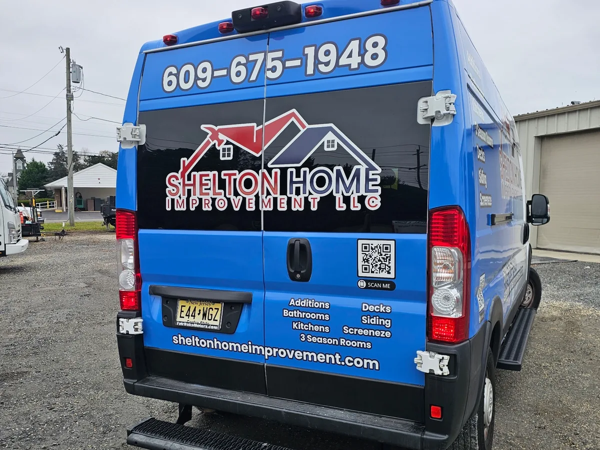 Partial wrap on a Ram ProMaster van in Newark, NJ