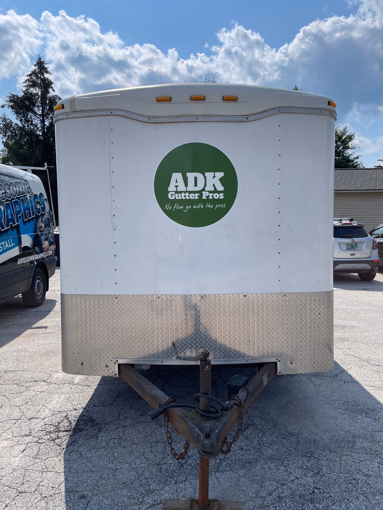 ADK Gutter Pros vehicle wrap in Lake George, NY