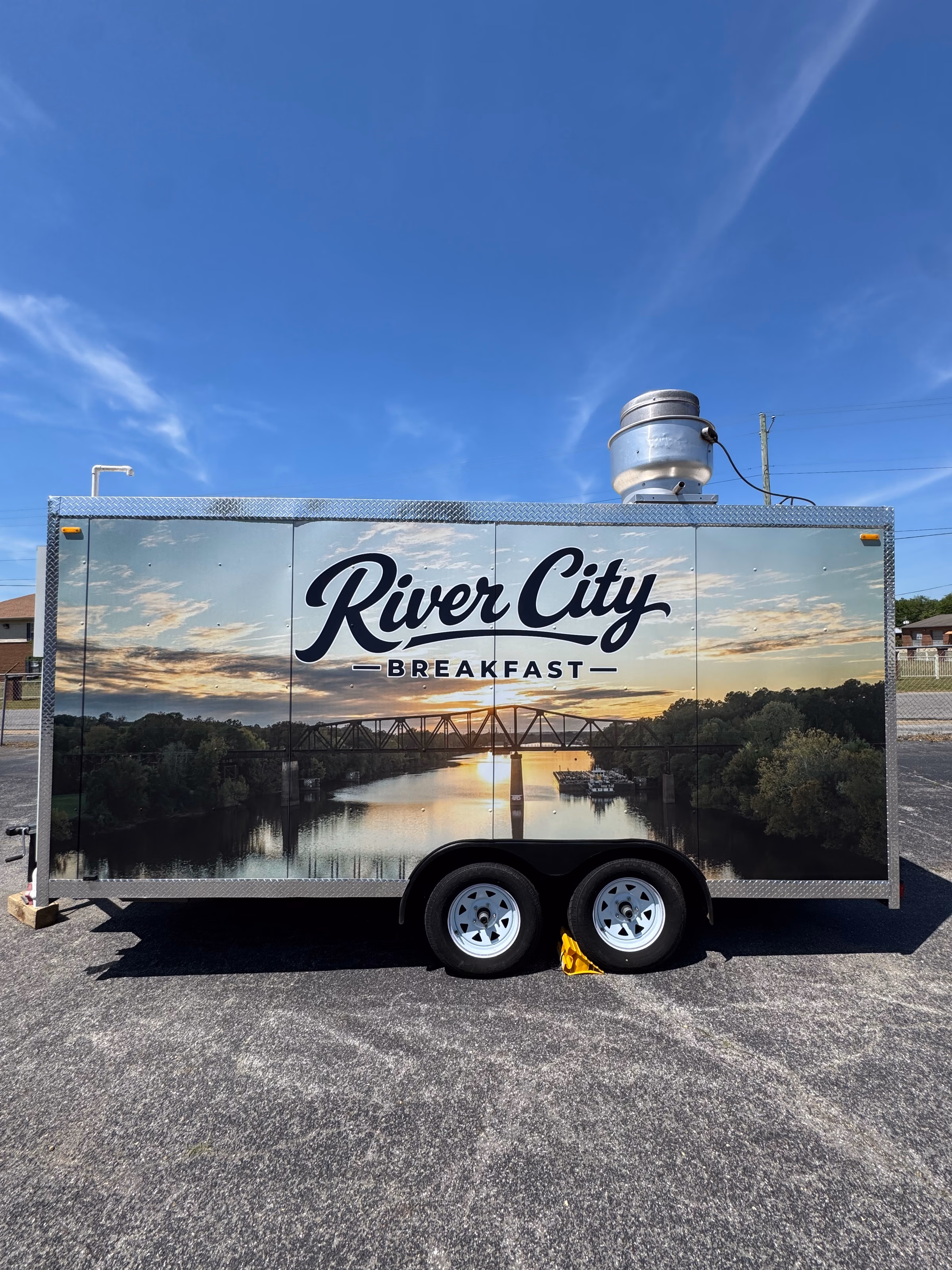 River City Breakfast vehicle wrap in Northport, AL