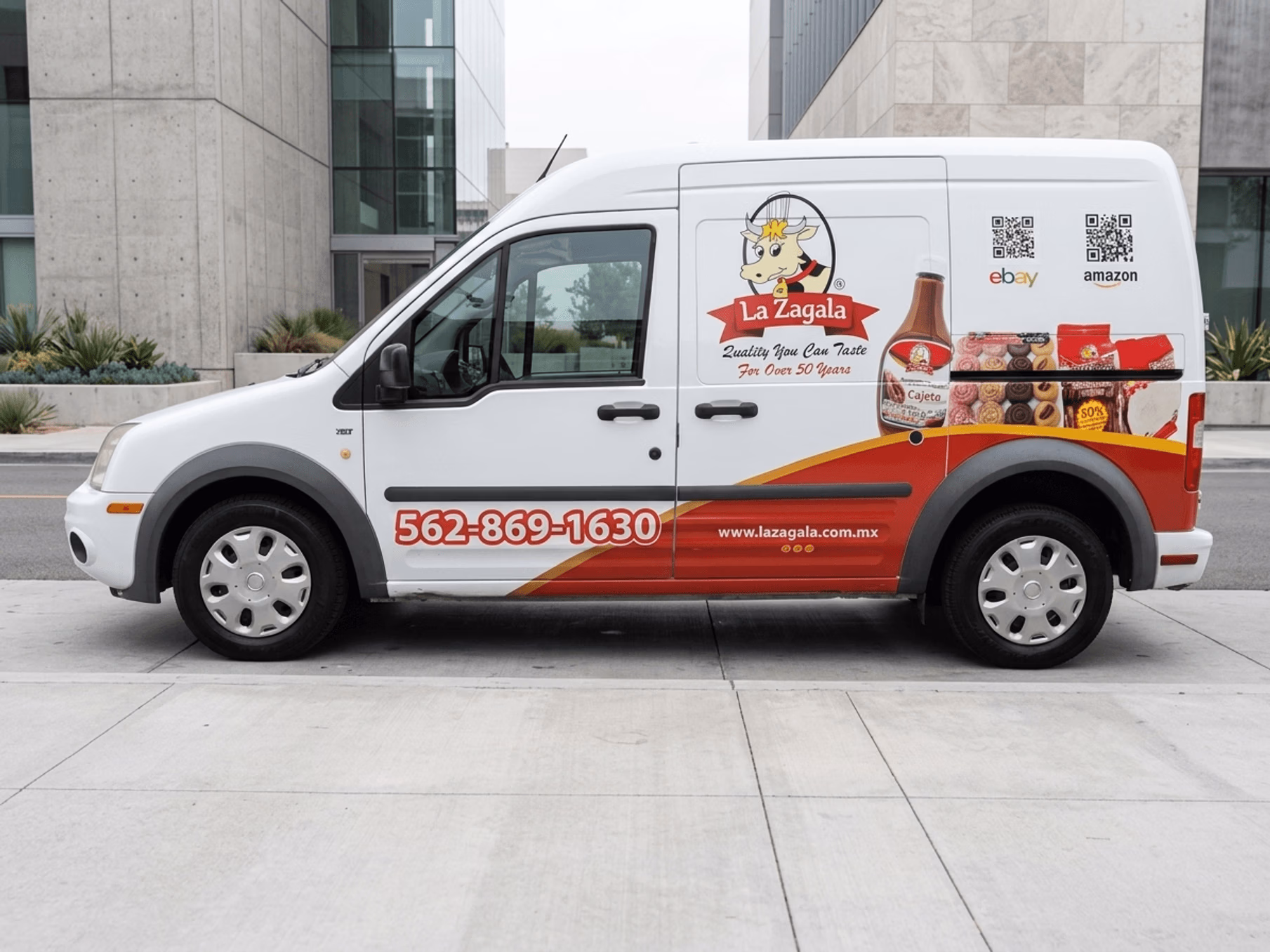 La Zagala vehicle wrap in Downey, CA