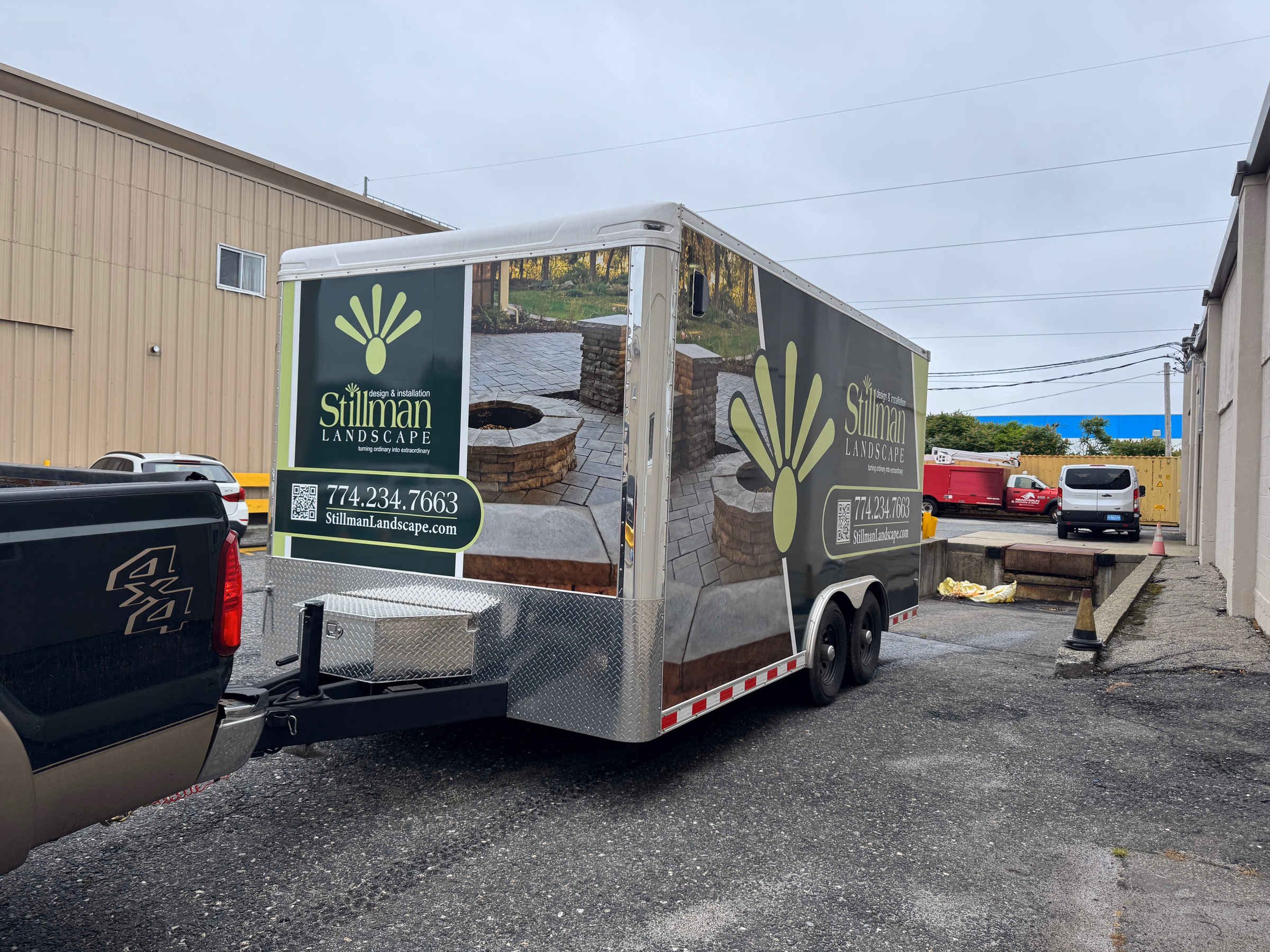Stillman Landscape vehicle wrap in Sterling, MA