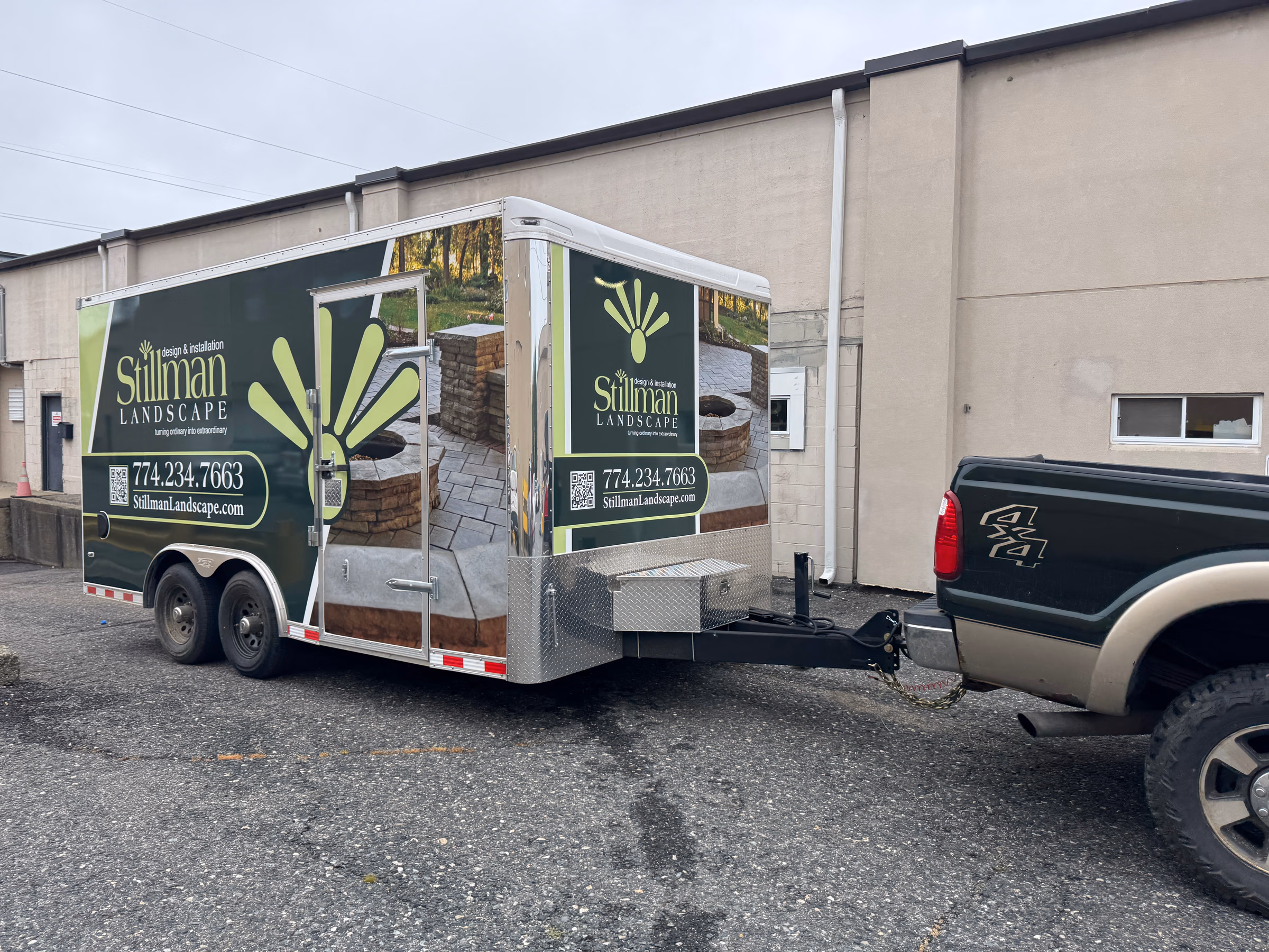 Stillman Landscape vehicle wrap in Sterling, MA