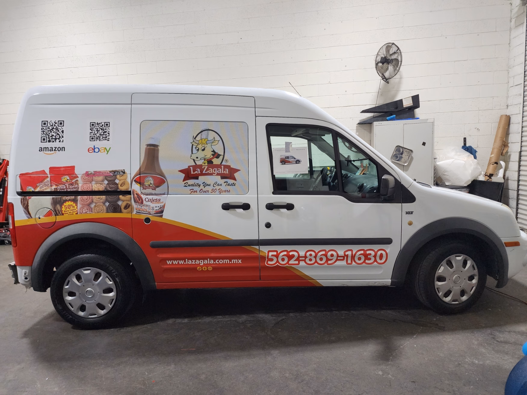 La Zagala vehicle wrap in Downey, CA