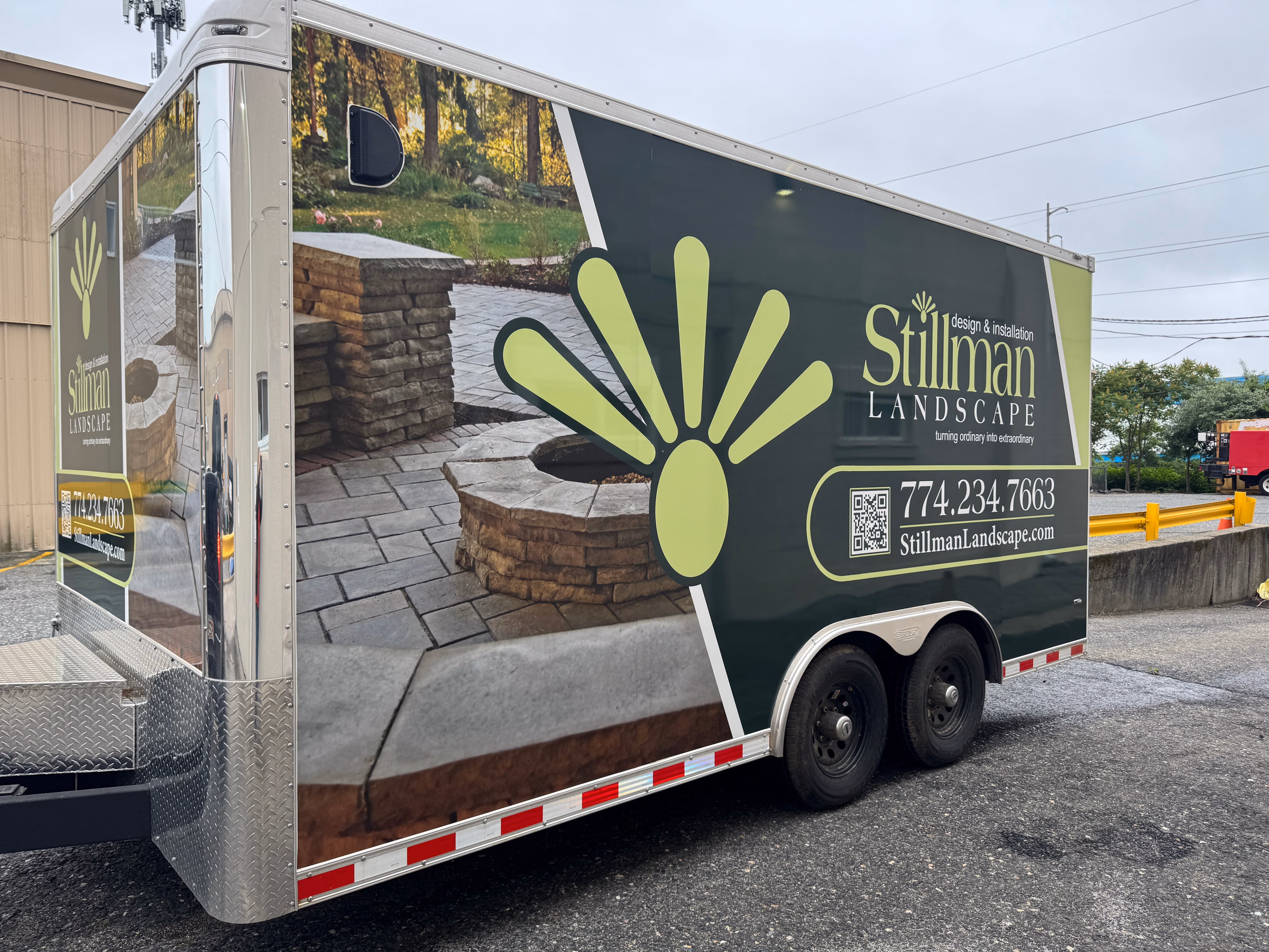 Stillman Landscape vehicle wrap in Sterling, MA