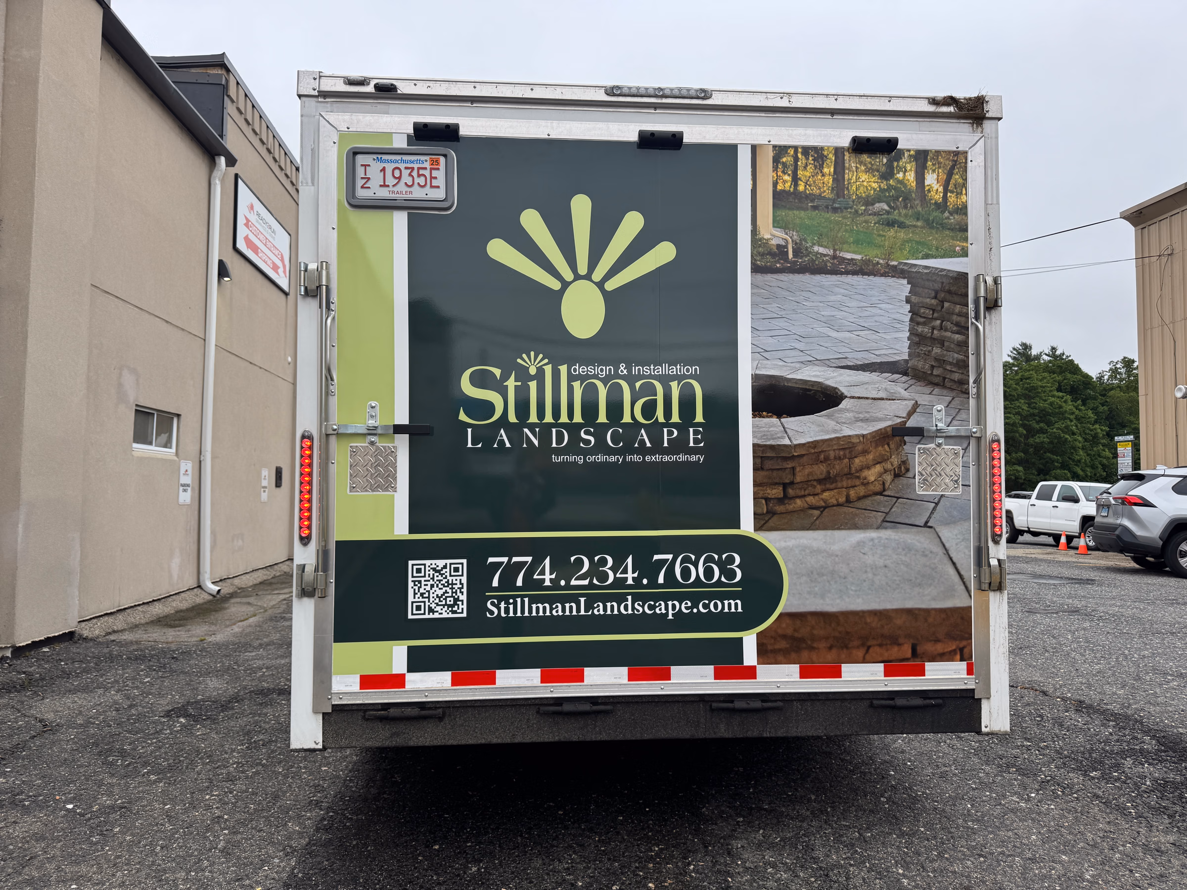 Stillman Landscape vehicle wrap in Sterling, MA