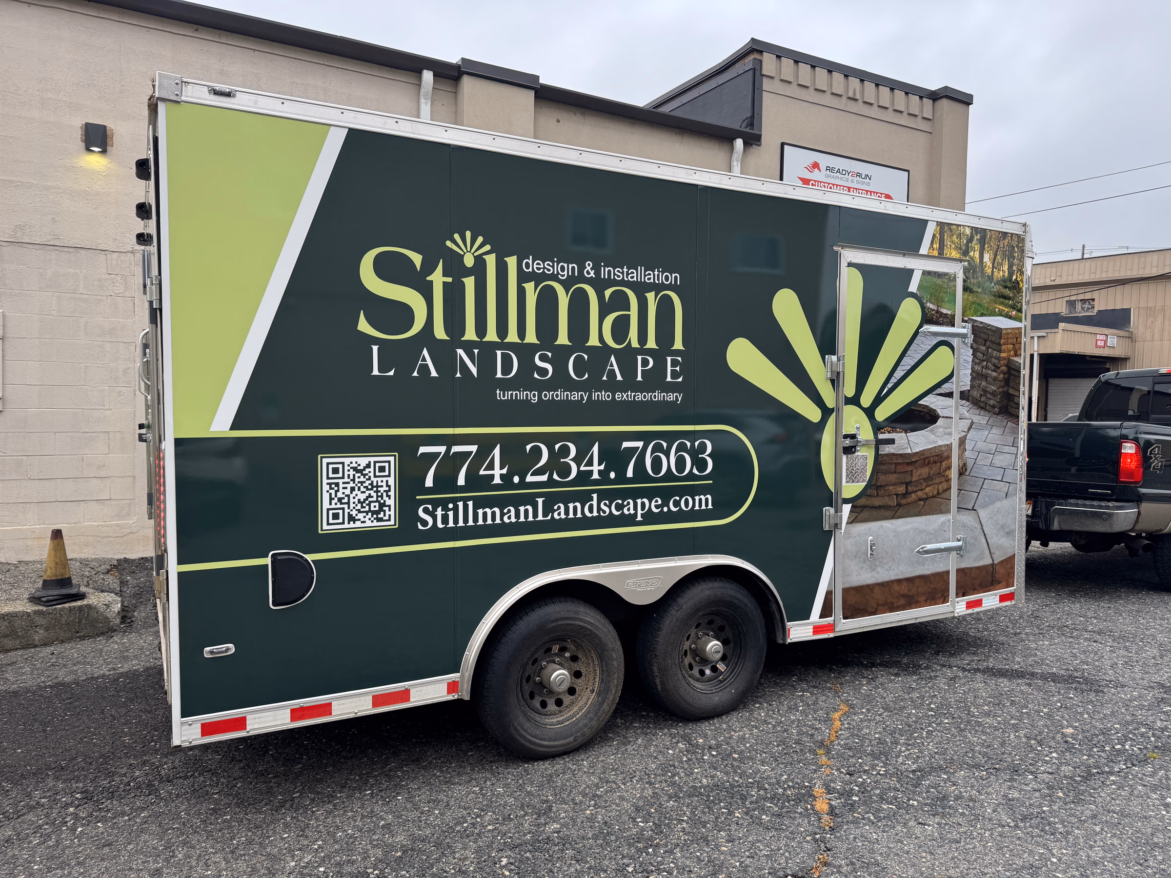 Stillman Landscape vehicle wrap in Sterling, MA
