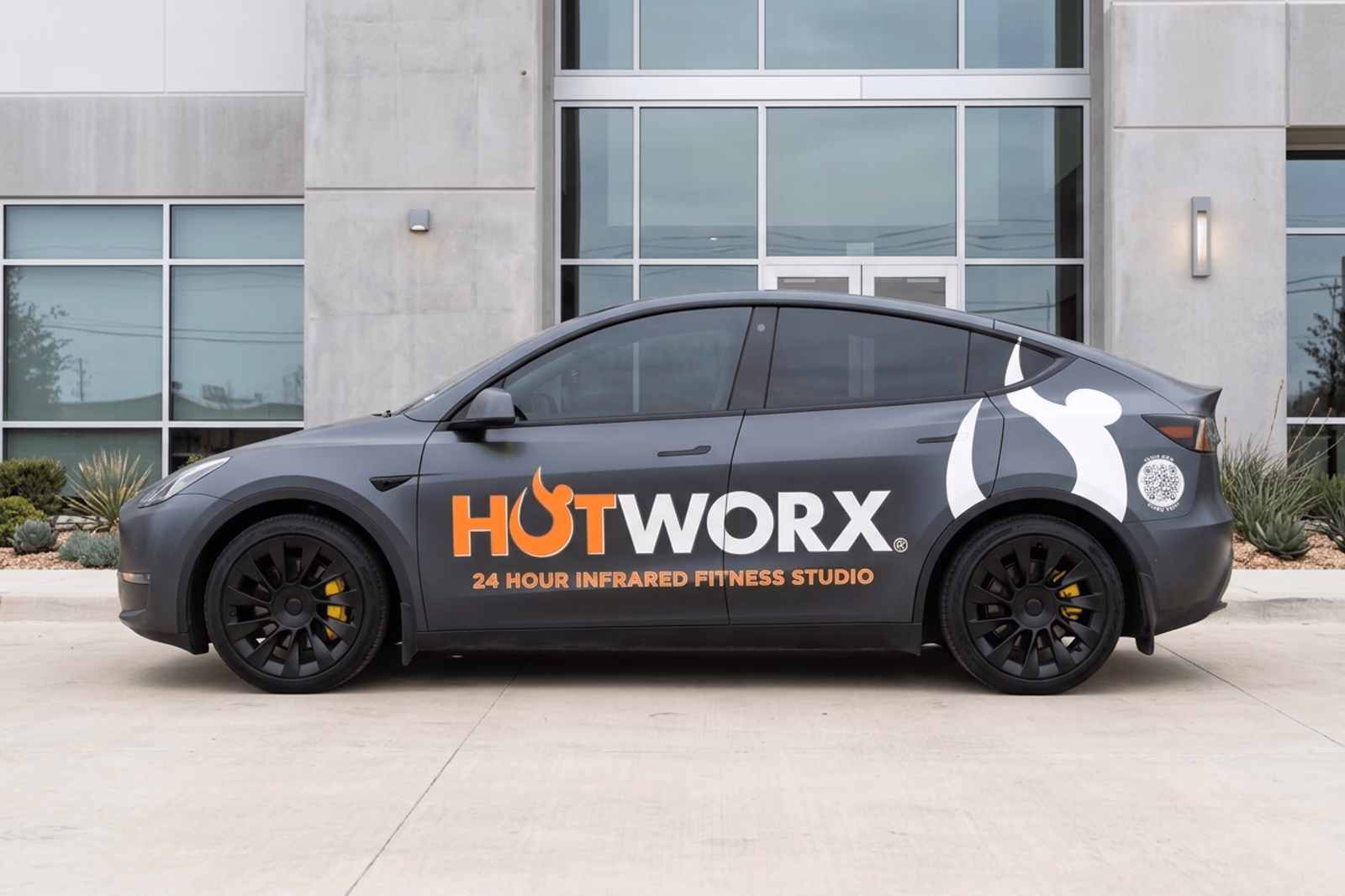 HOTWORX vehicle wrap in Frisco, TX