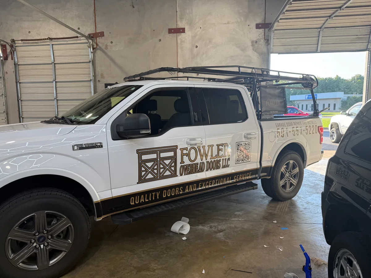 Partial wrap on a Ford F-150 truck in Benton, AR