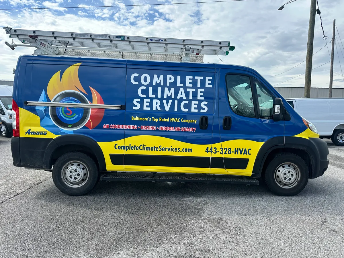 Full wrap on a Ram ProMaster van in Baltimore, MD