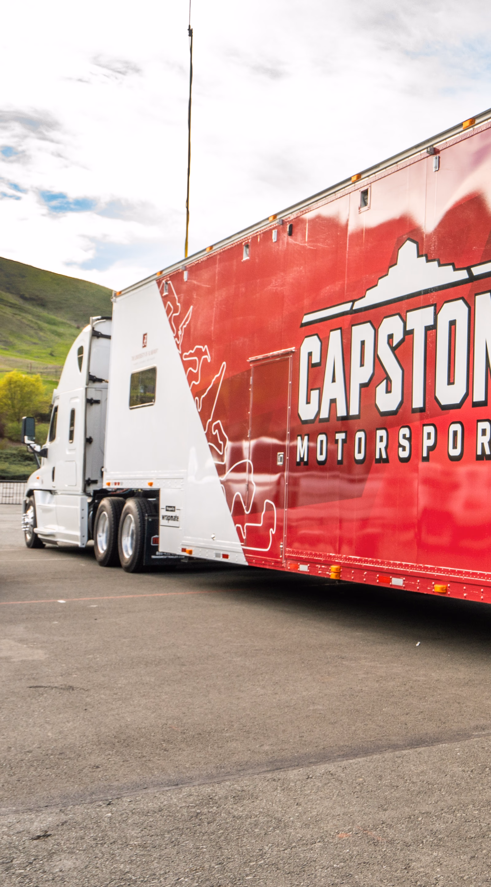 Capstone Motorsports vehicle wrap in Denver, CO