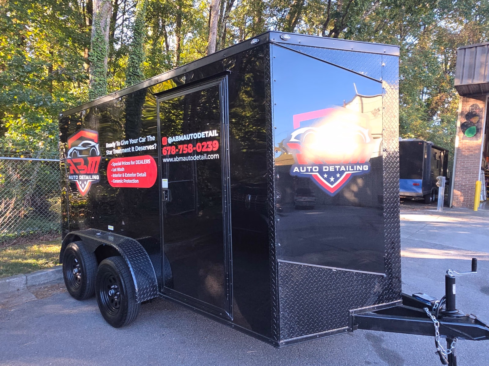 ABM Auto Detailing vehicle wrap in Roswell, GA