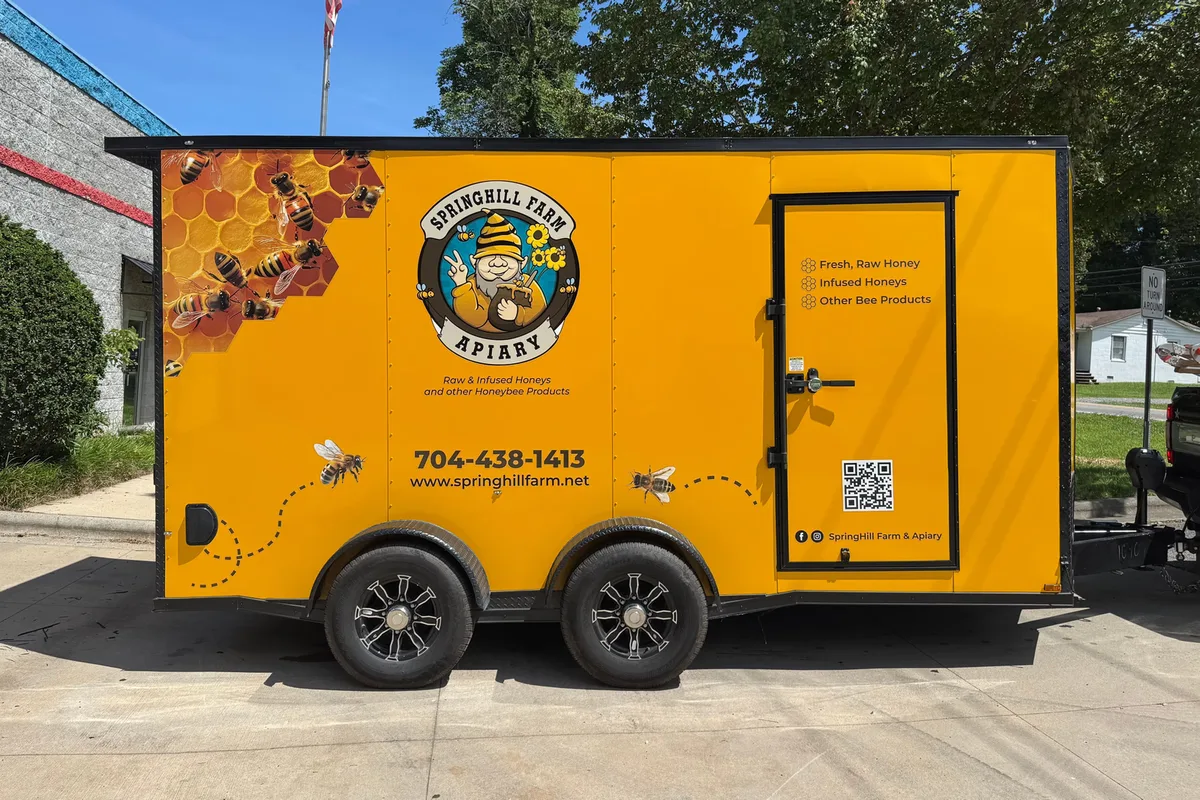 Full wrap on a trailer in Charlotte, NC
