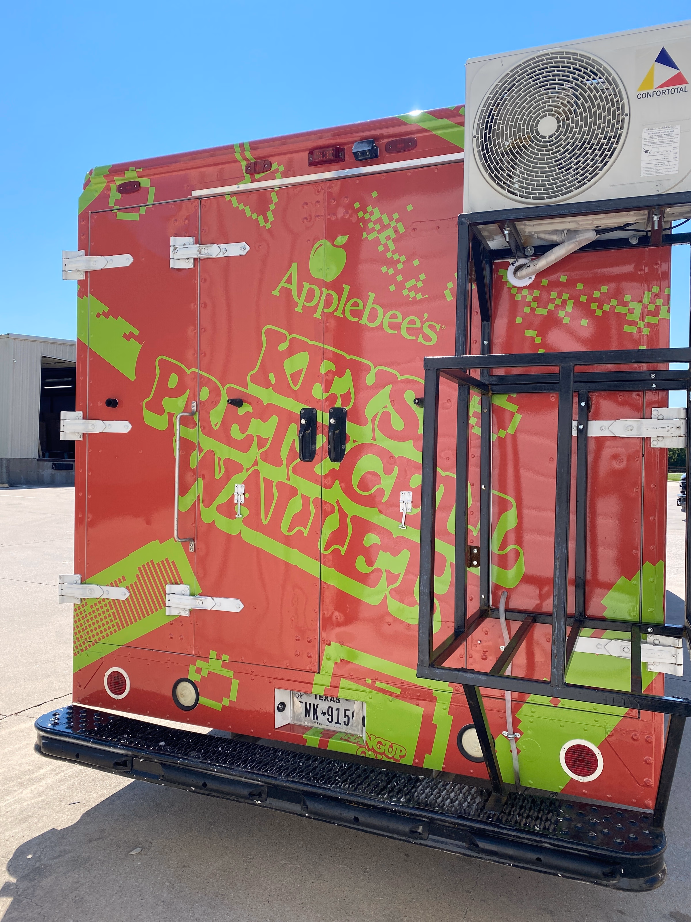 Applebee's Pretzel Cell vehicle wrap in Austin, TX
