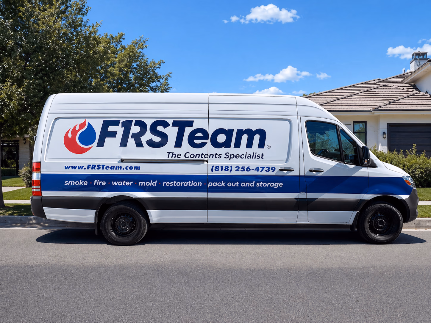 FRSTeam vehicle wrap in Northridge, CA