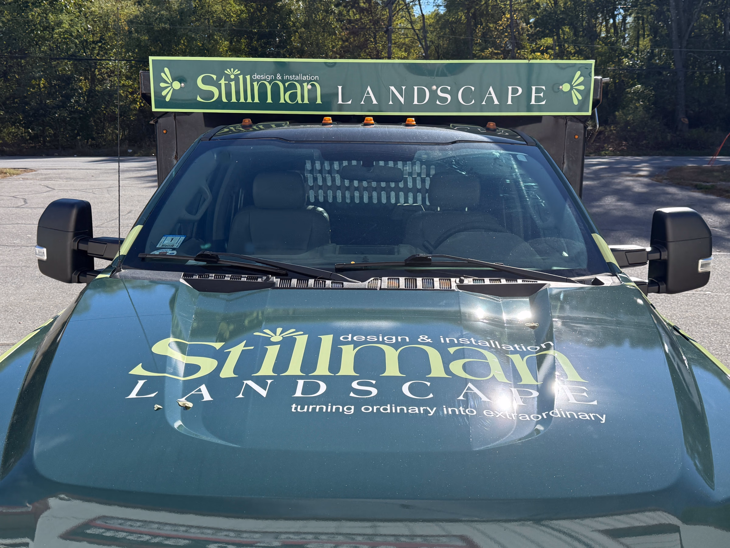 Stillman Landscape vehicle wrap in Sterling, MA