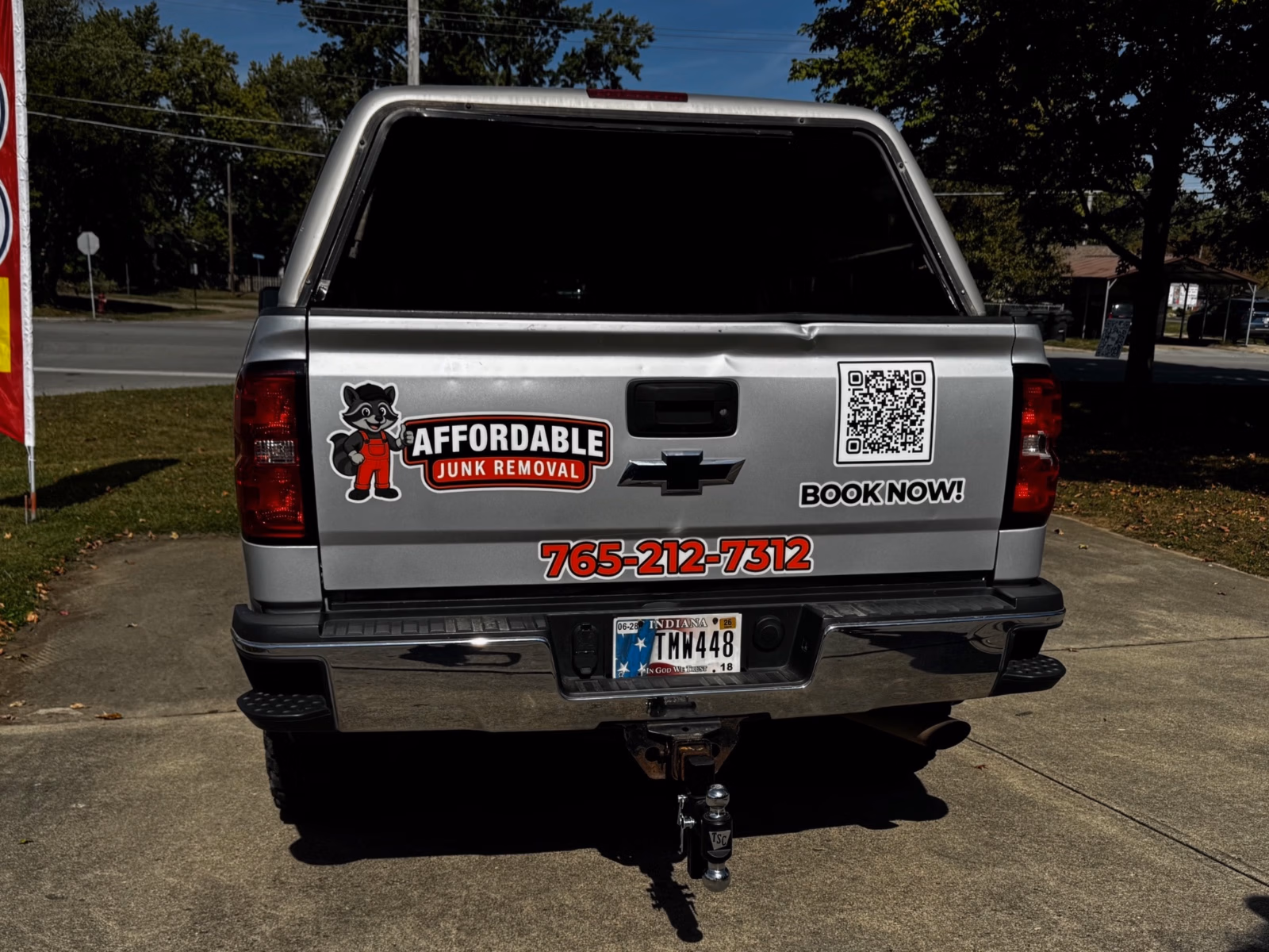 Affordable Junk Removal vehicle wrap in Muncie, IN