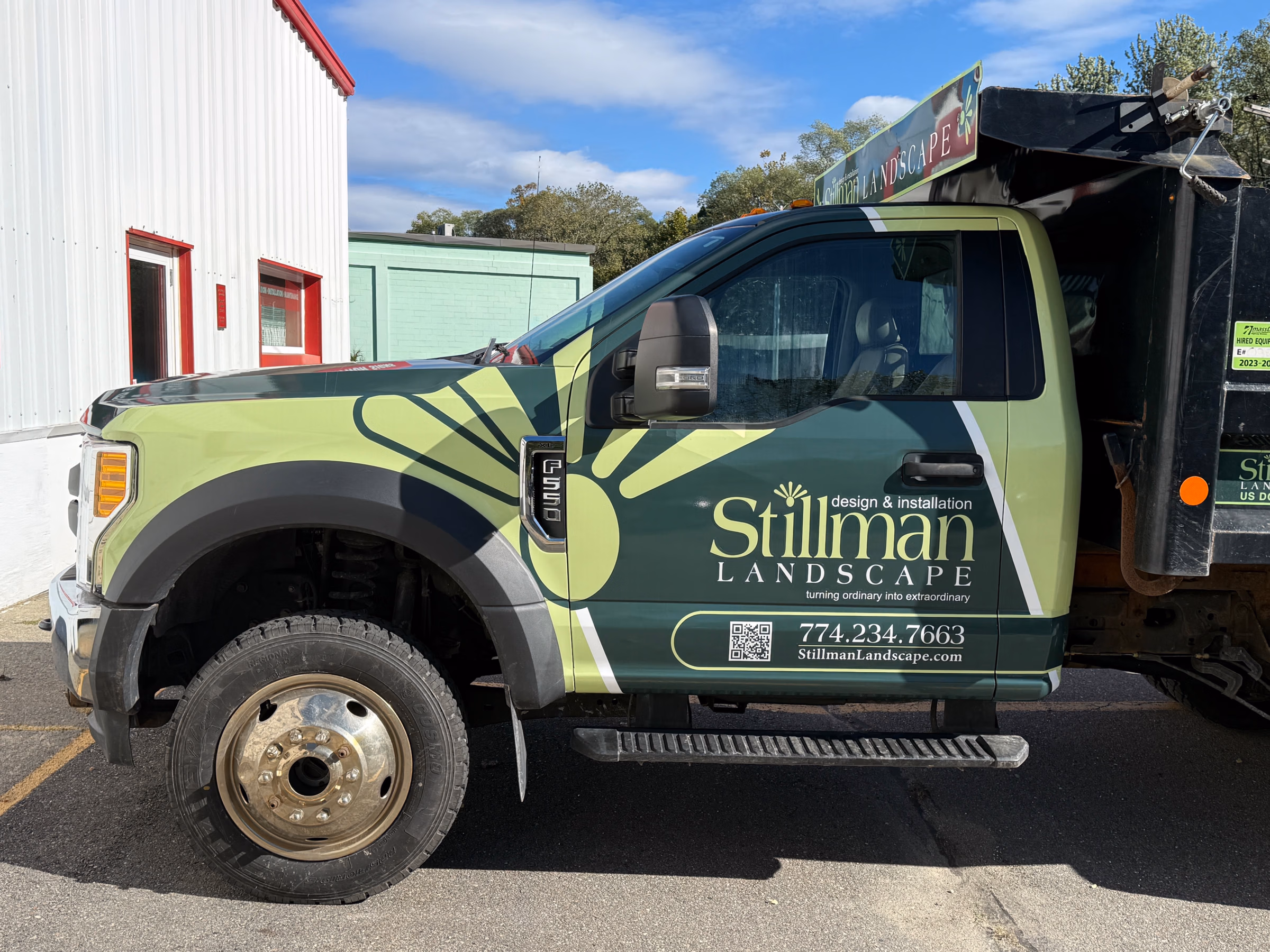 Stillman Landscape vehicle wrap in Sterling, MA