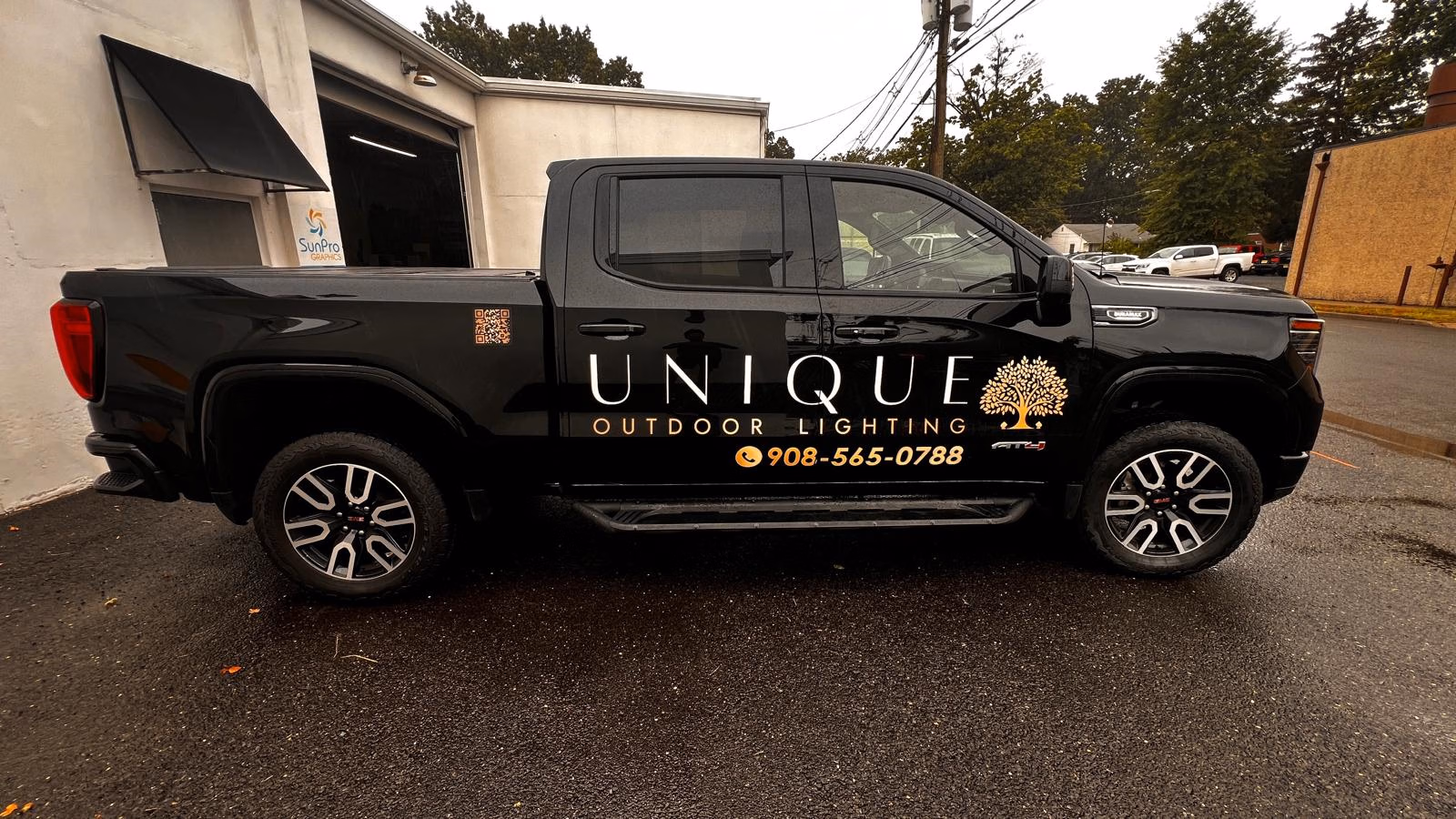 Unique Outdoor Lighting vehicle wrap in Bridgewater, NJ