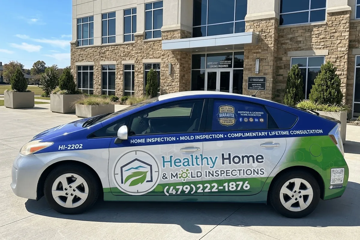 Full wrap on a Toyota Prius in Bentonville, AR
