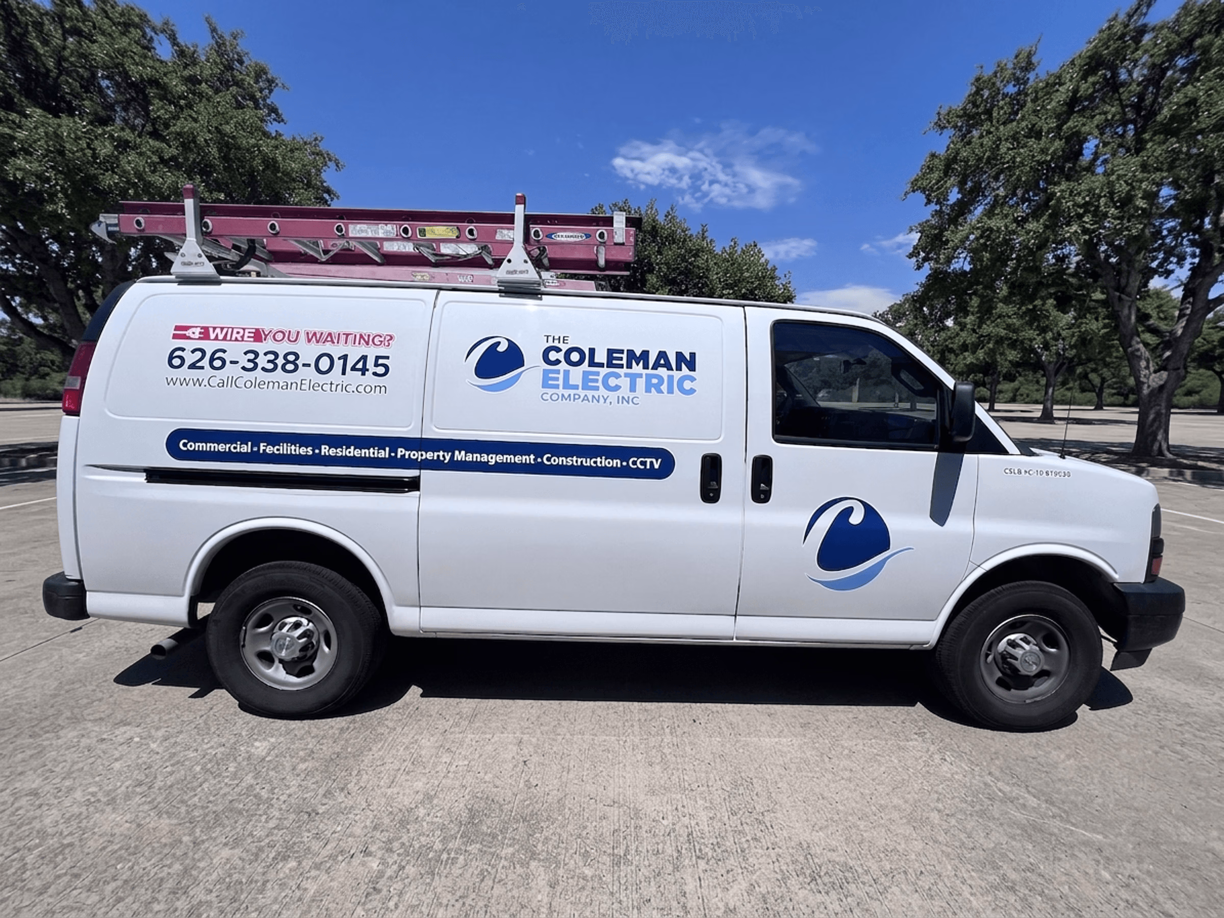 The Coleman Electric Company, Inc. vehicle wrap in San Gabriel Valley, CA