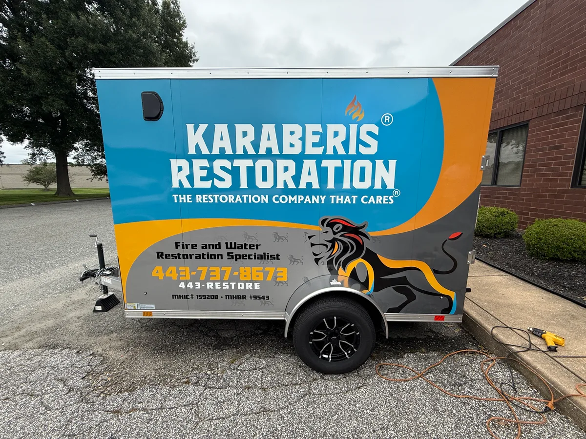 Full wrap on a trailer in Middle River, MD